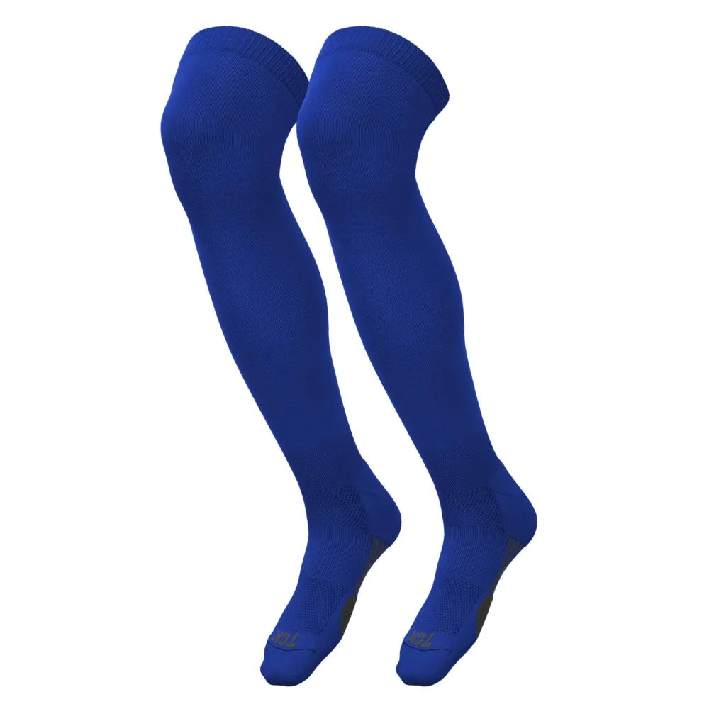 TCK Dugout Extra Tall Baseball Socks - Pack of 3 Blue Color.