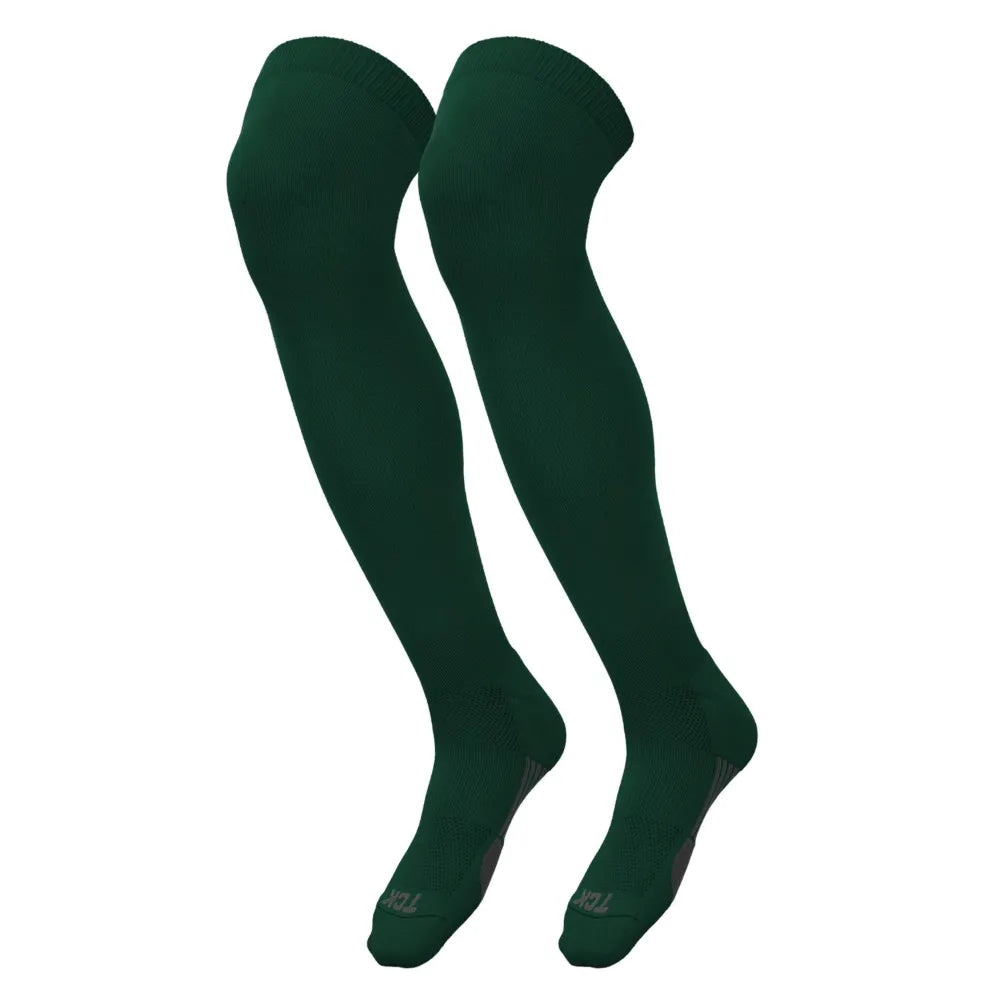 TCK Dugout Extra Tall Baseball Socks - Pack of 3 Green Color
