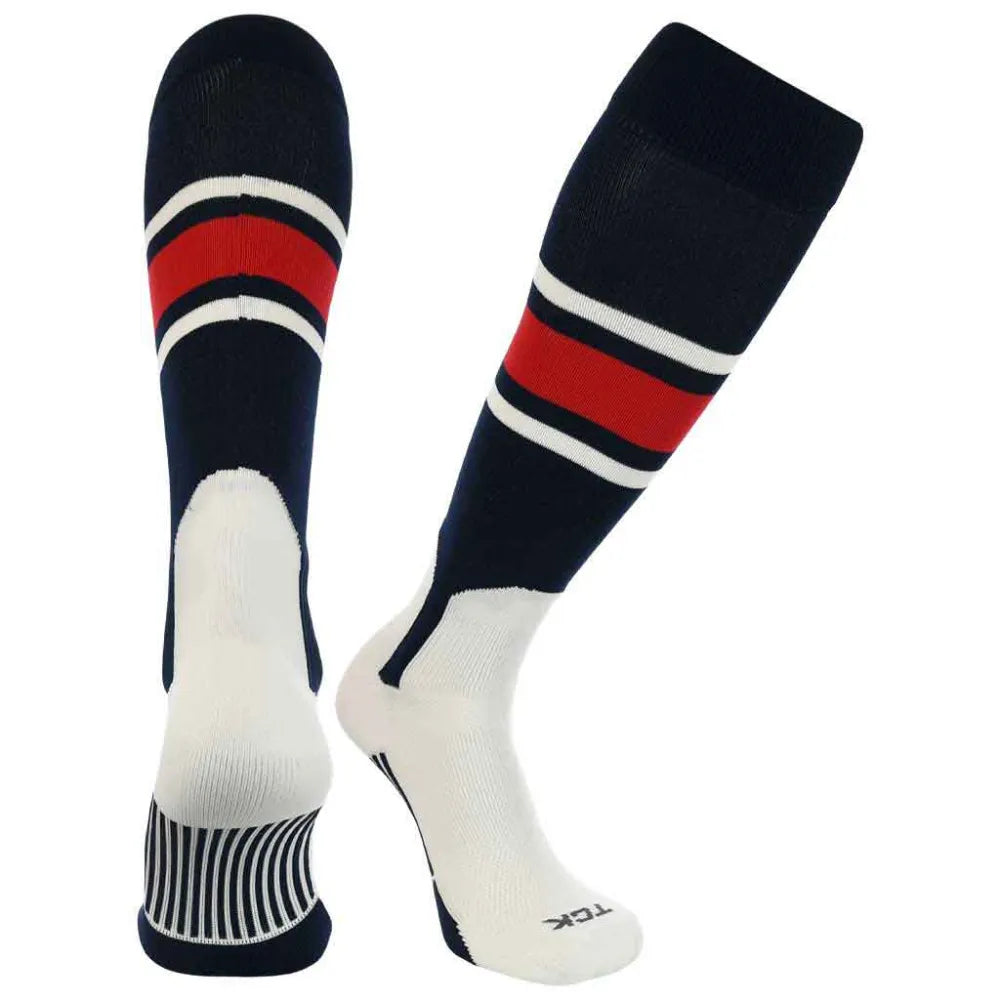 TCK Dugout Retro Block Stripe Baseball Stirrups - Pack of 3