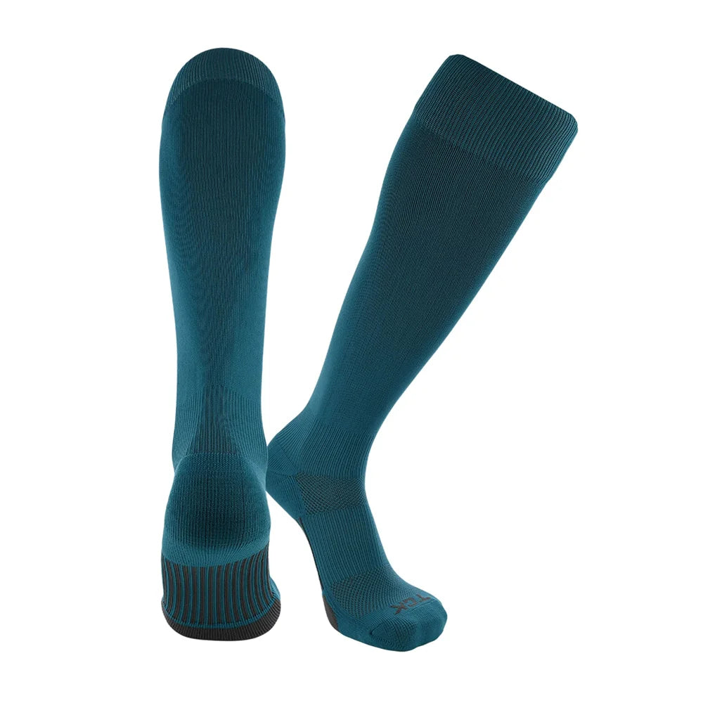 TCK Elite Performance Baseball Socks Dugout Solid - Pack of 3 Blue Color.
