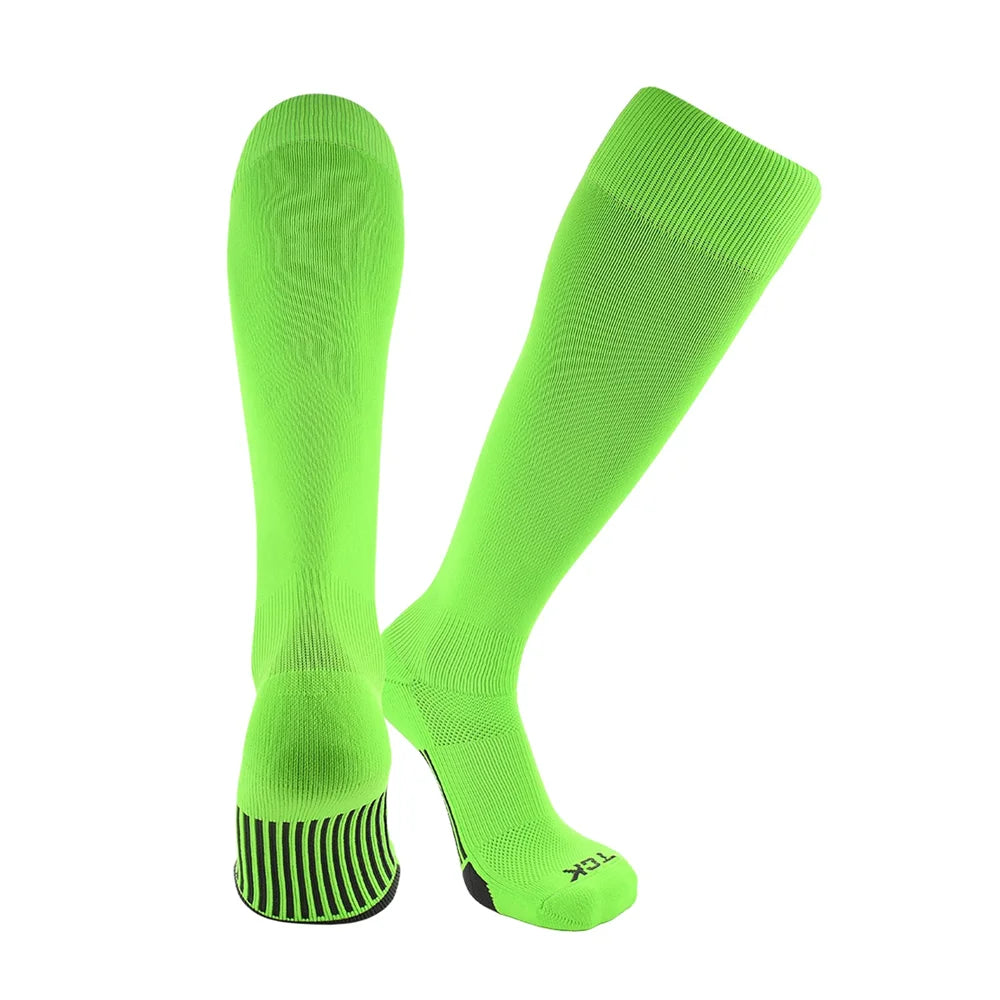 TCK Elite Performance Baseball Socks Dugout Solid - Pack of 3 Green Color 