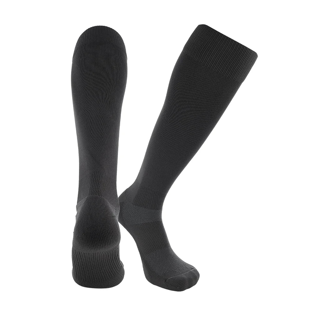 TCK Elite Performance Baseball Socks Dugout Solid - Pack of 3 Grey Color