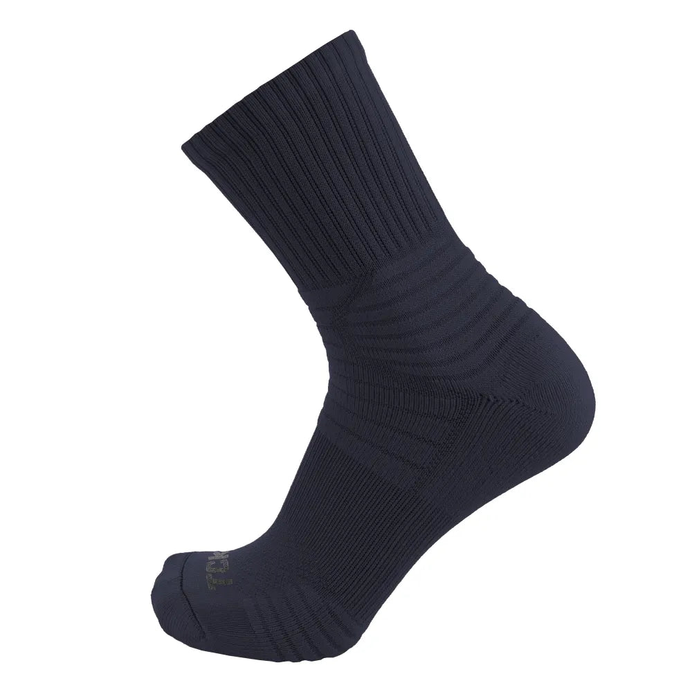 TCK Flex Quarter Crew Athletic Socks - Pack of 3 Navy Color