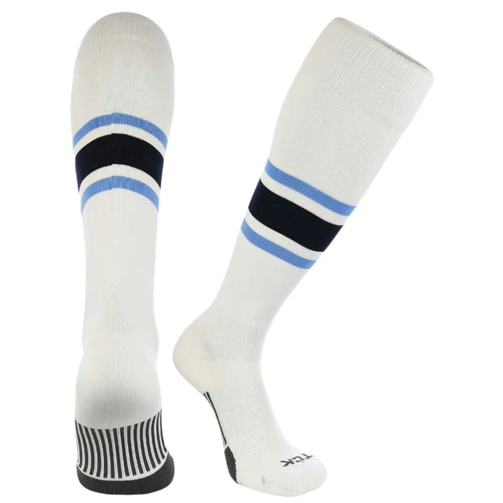 TCK Made in USA Dugout Series Bold Center Stripe Baseball Socks - Pack of 3