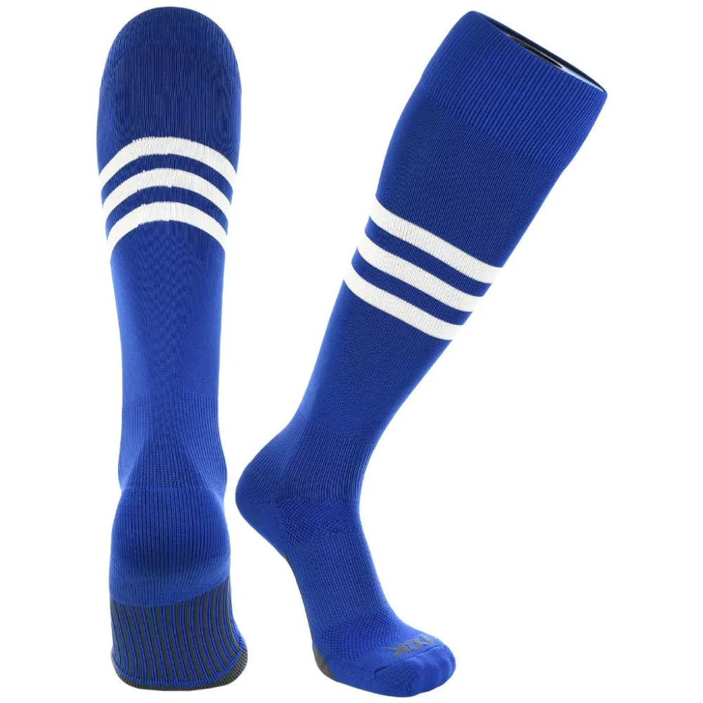 TCK Made in USA Dugout Series Classic 3-Stripe Baseball Socks - Pack of 3