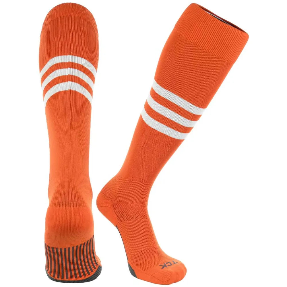 TCK Made in USA Dugout Series Classic 3-Stripe Baseball Socks - Pack of 3