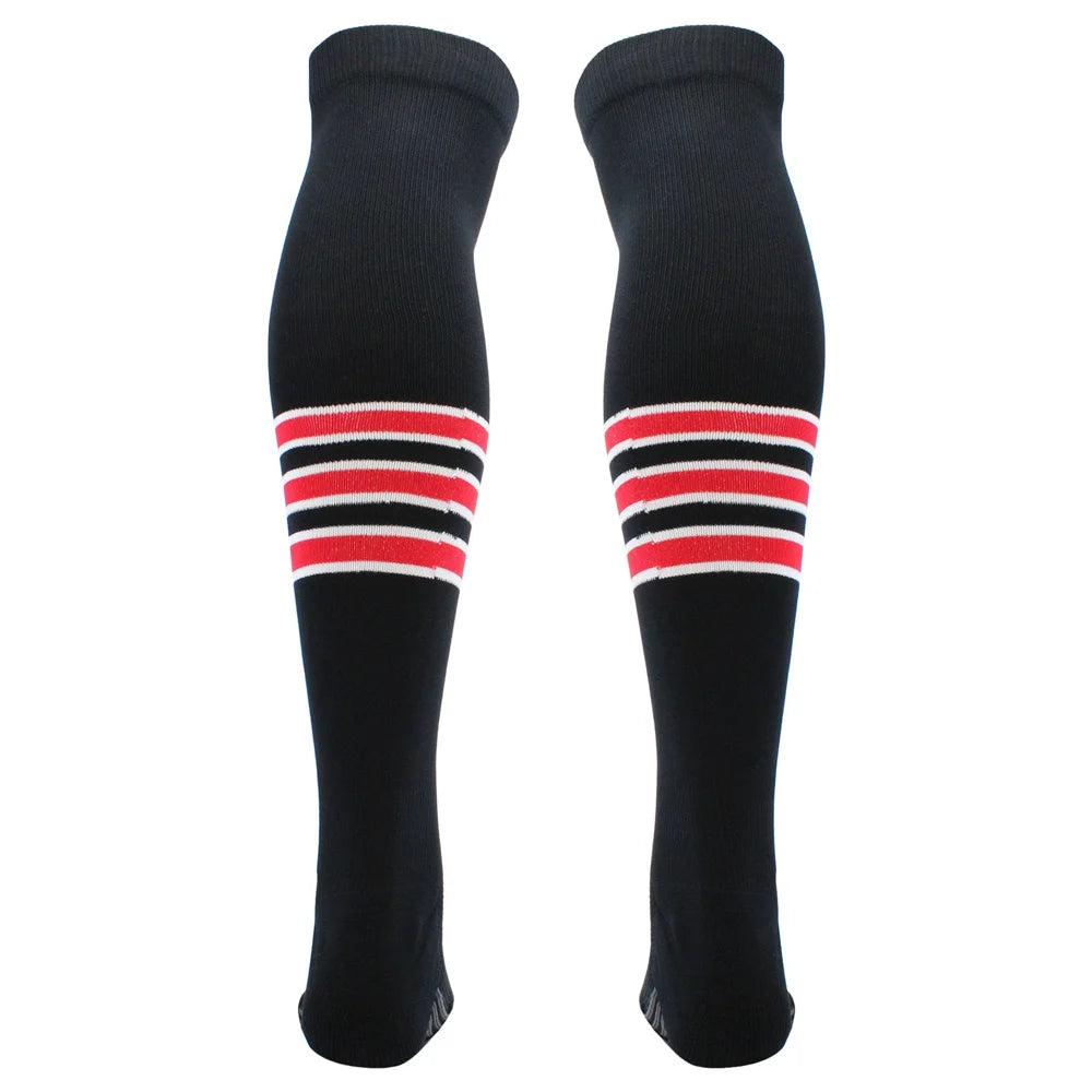 TCK Over the Knee Baseball Socks Pattern D - Pack of 3