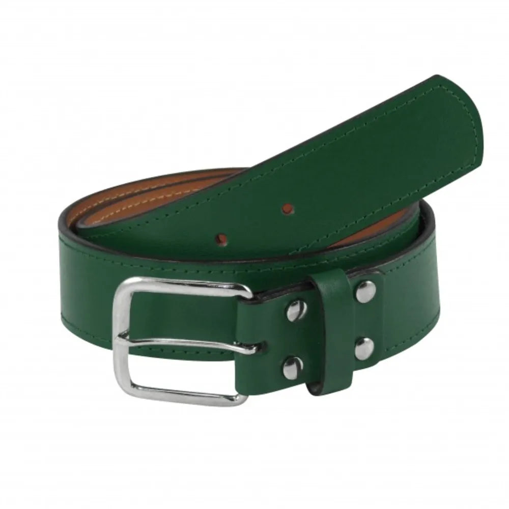 TCK Premium Leather Baseball Belt & Softball Belt - Pack of 3