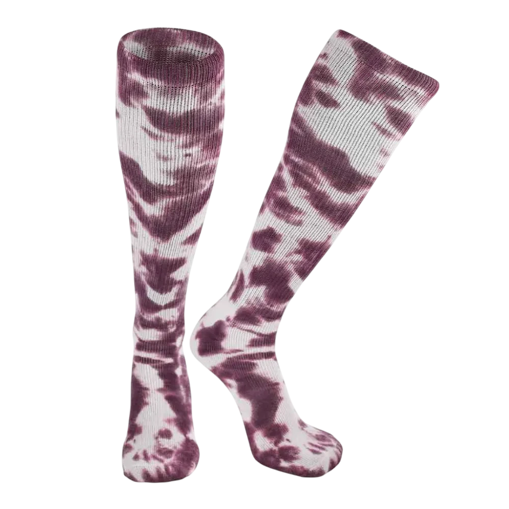 TCK Tie Dye Multisport Tube Socks Soccer Softball Pack of 3