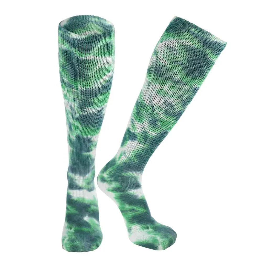TCK Tie Dye Multisport Tube Socks Soccer Softball - Pack of 3