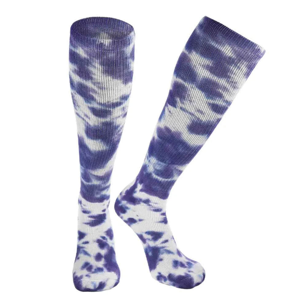 TCK Tie Dye Multisport Tube Socks Soccer Softball - Pack of 3