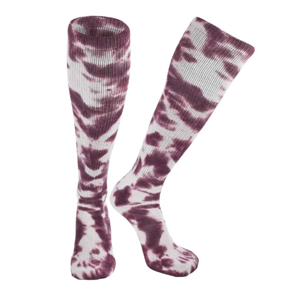 TCK Tie Dye Multisport Tube Socks Soccer Softball - Pack of 3