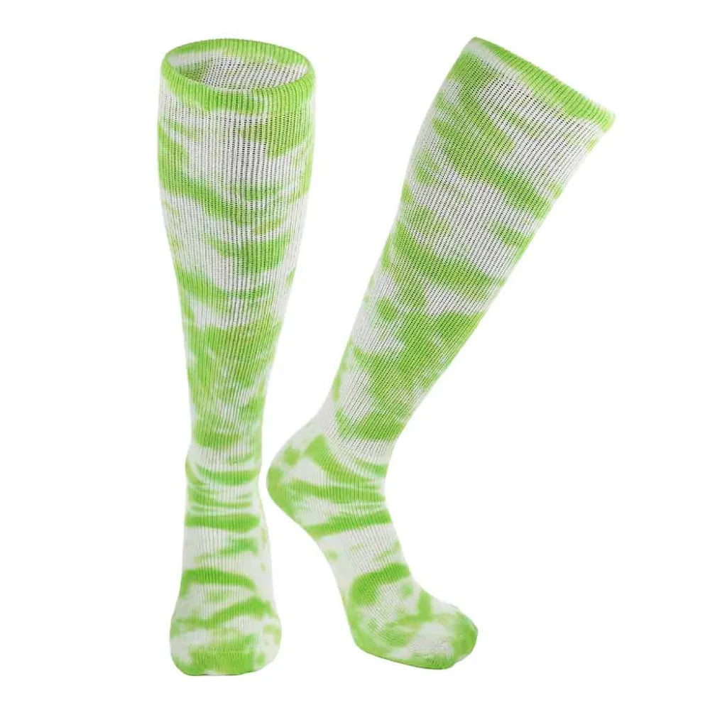 TCK Tie Dye Multisport Tube Socks Soccer Softball - Pack of 3
