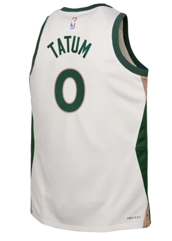 Camiseta juvenil Nike City Edition de los Boston Celtics de Jayson Tatum