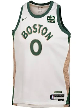 Camiseta juvenil Nike City Edition de los Boston Celtics de Jayson Tatum
