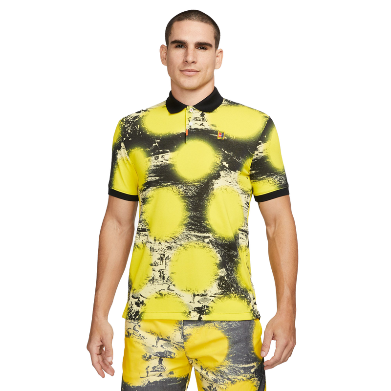 Polo Nike estampado de corte entallado para hombre