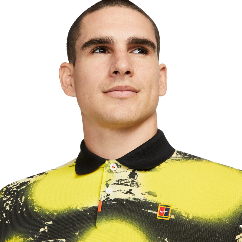 Polo Nike estampado de corte entallado para hombre