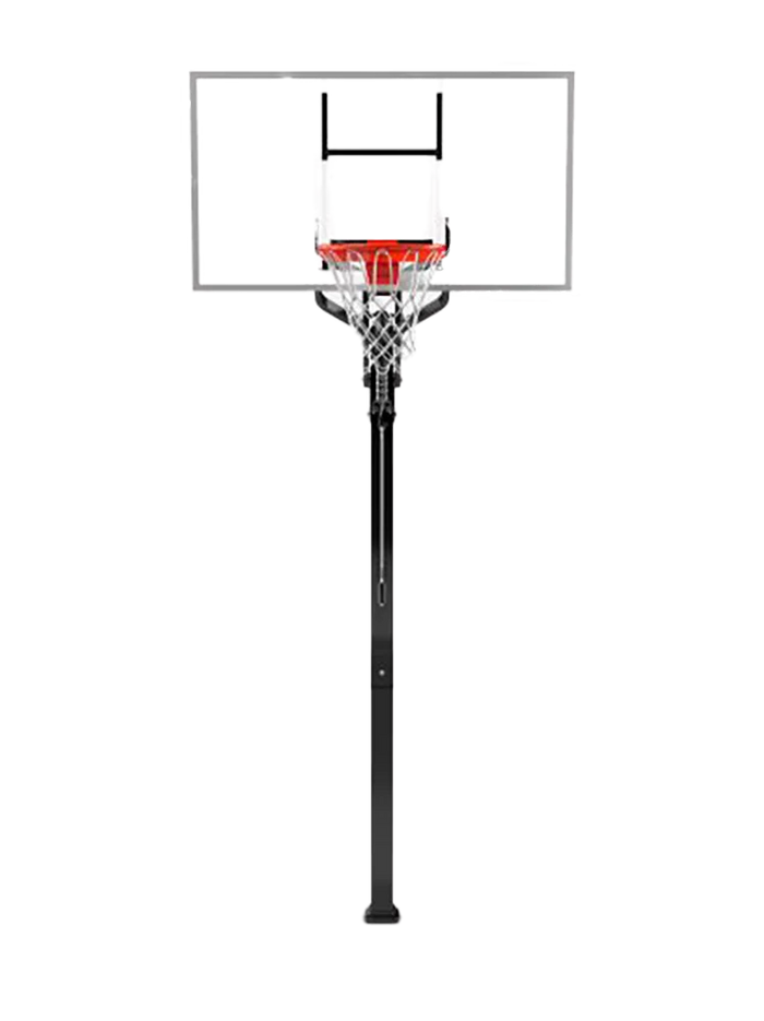U-⁠turn In-⁠ground Basketball Hoop Black color
