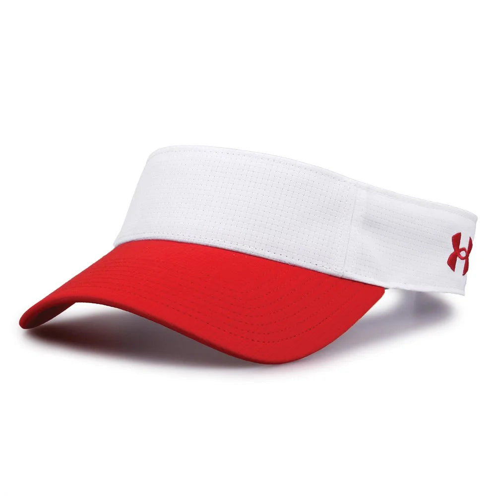 UAB440 Airvent Visor White/Red Color.