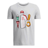 Camiseta de manga corta ilustrada de béisbol para niño de la UA Youth.