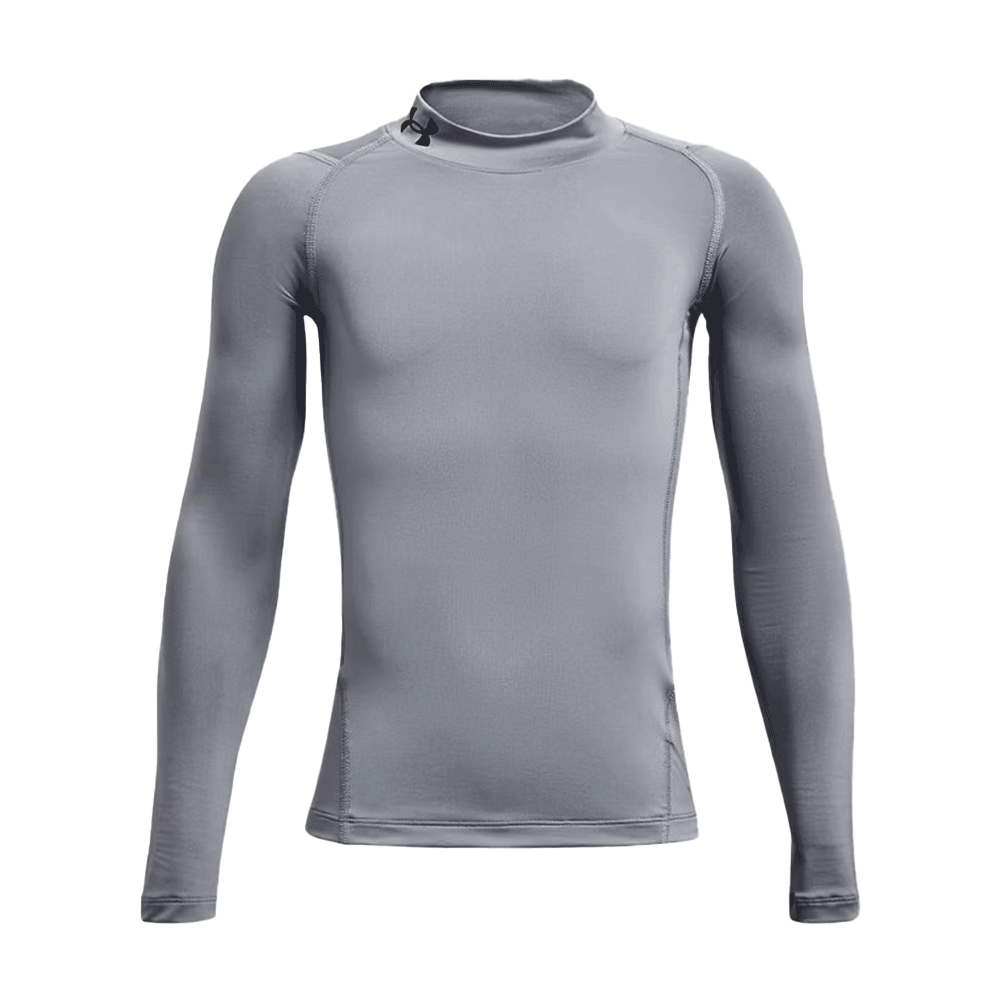 UA Youth Boys' Mock Long Sleeve HeatGear