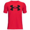 Camiseta de manga corta UA Youth Boy's Tech™ con logo grande