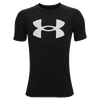Camiseta de manga corta UA Youth Boy's Tech™ con logo grande