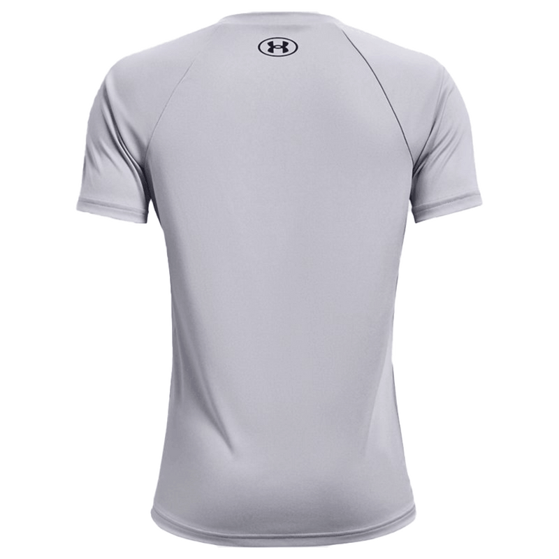 Camiseta de manga corta UA Youth Boy's Tech™ con logo grande