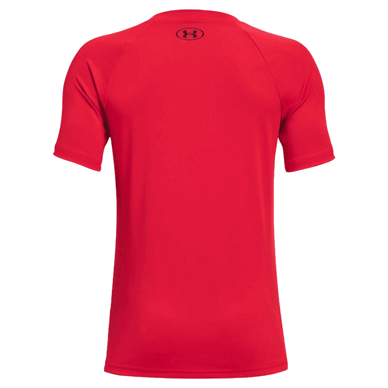 Camiseta de manga corta UA Youth Boy's Tech™ con logo grande