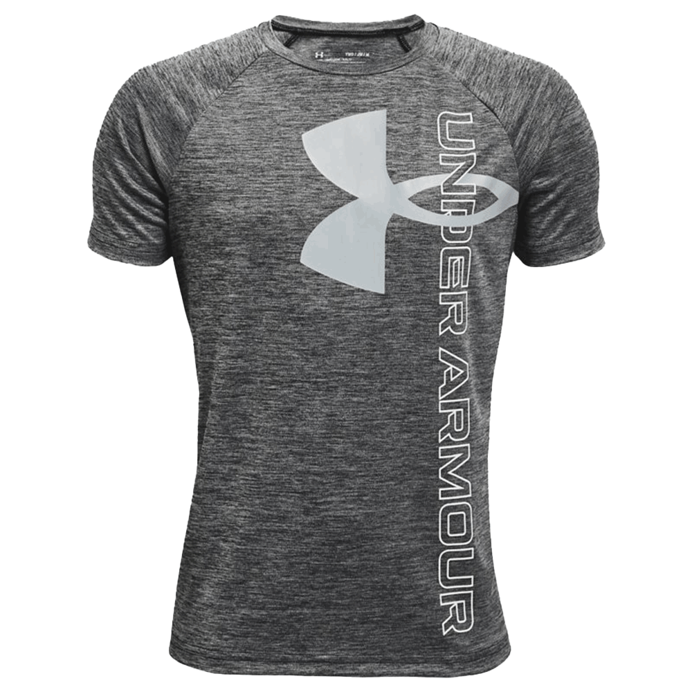 UA Boy's Tech™ Split Logo Hybrid Short Sleeve
