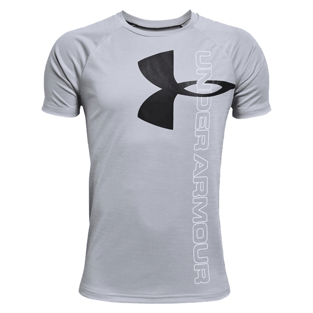 UA Boy's Tech™ Split Logo Hybrid Short Sleeve