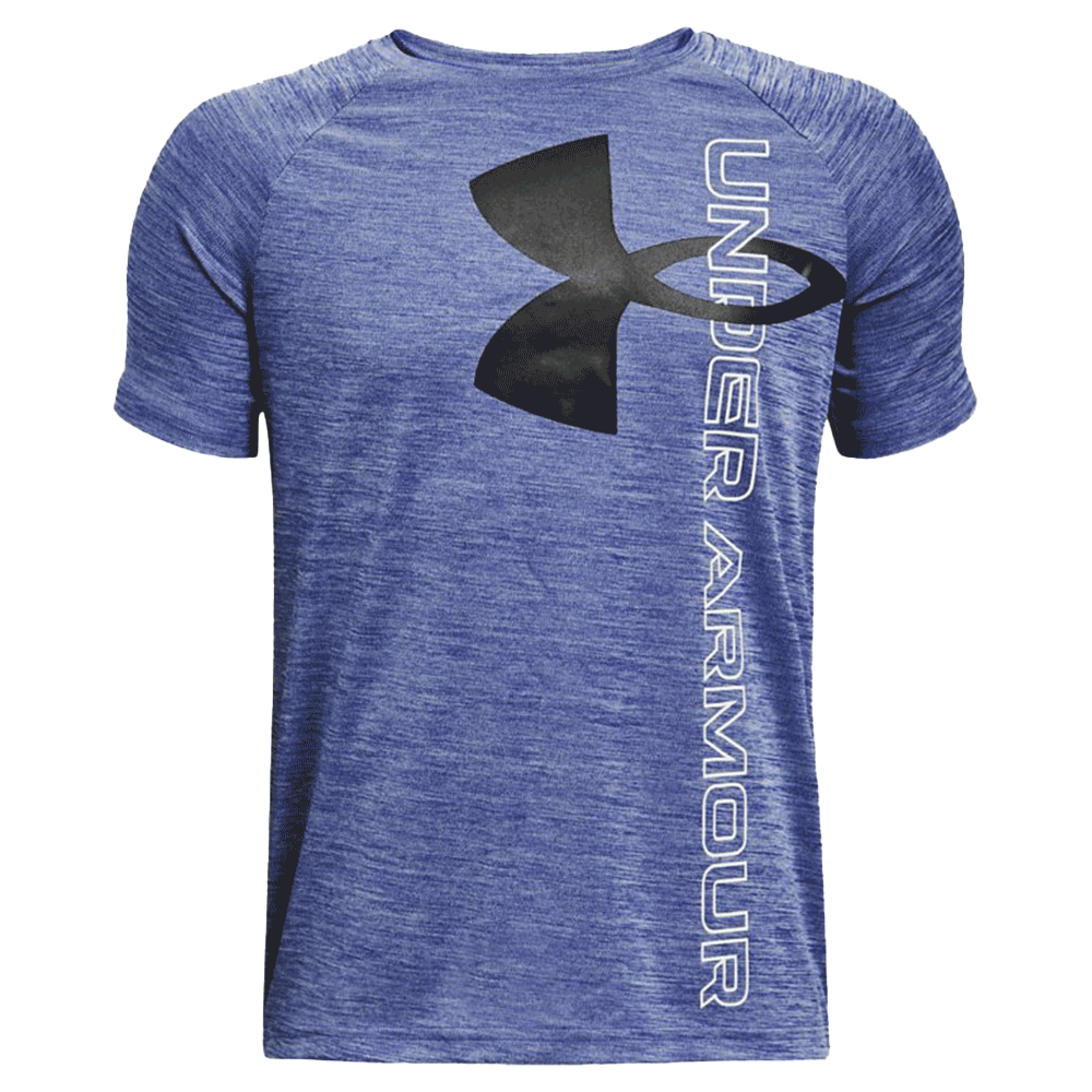 UA Boy's Tech™ Split Logo Hybrid Short Sleeve
