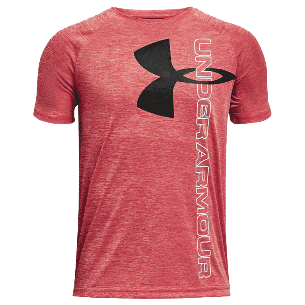 UA Boy's Tech™ Split Logo Hybrid Short Sleeve