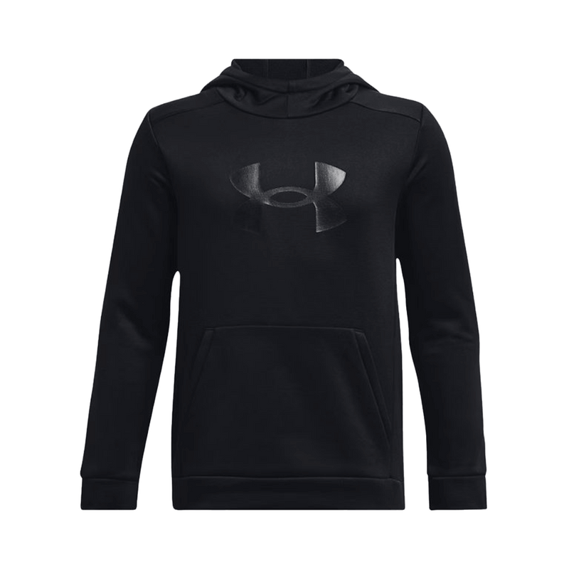 Sudadera con capucha UA Armour Fleece® con logo grande para niño 