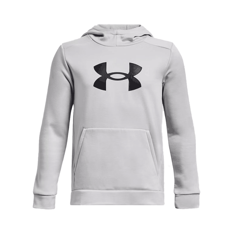 Sudadera con capucha UA Armour Fleece® con logo grande para niño 