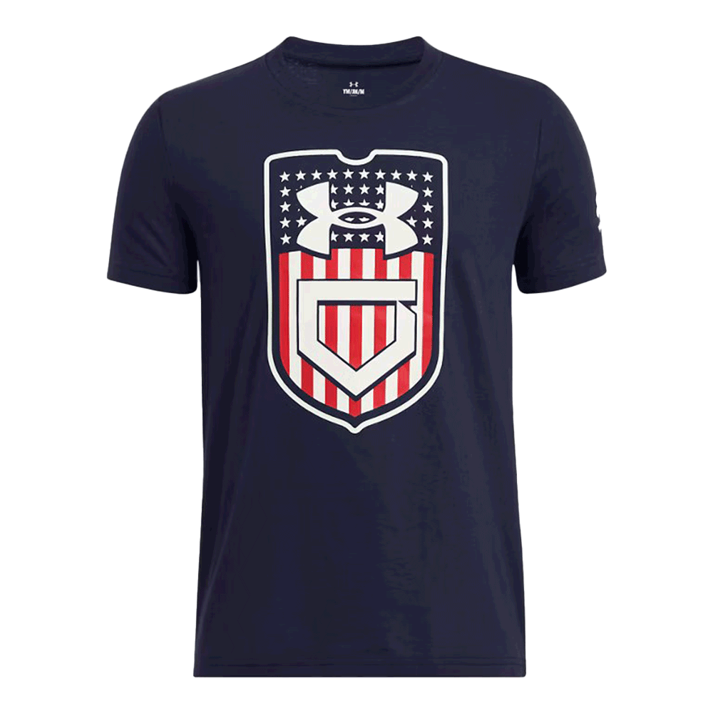 UA Youth Boys' Short Sleeve Baseball Freedom