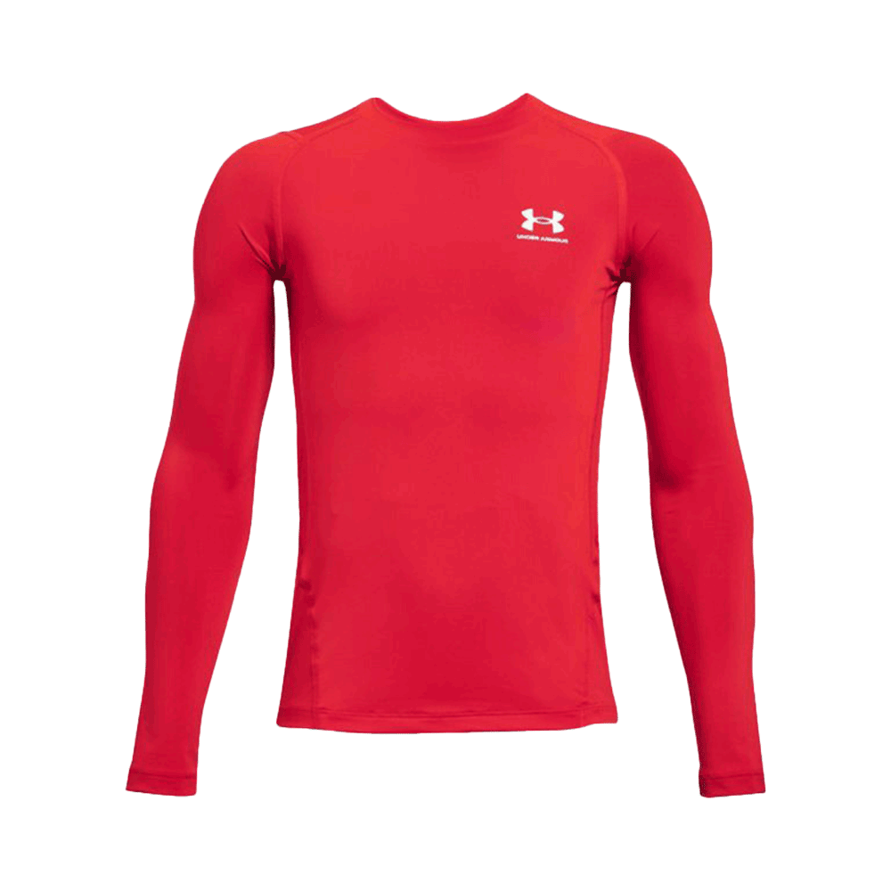 UA Boys' HeatGear® Armour Long Sleeve