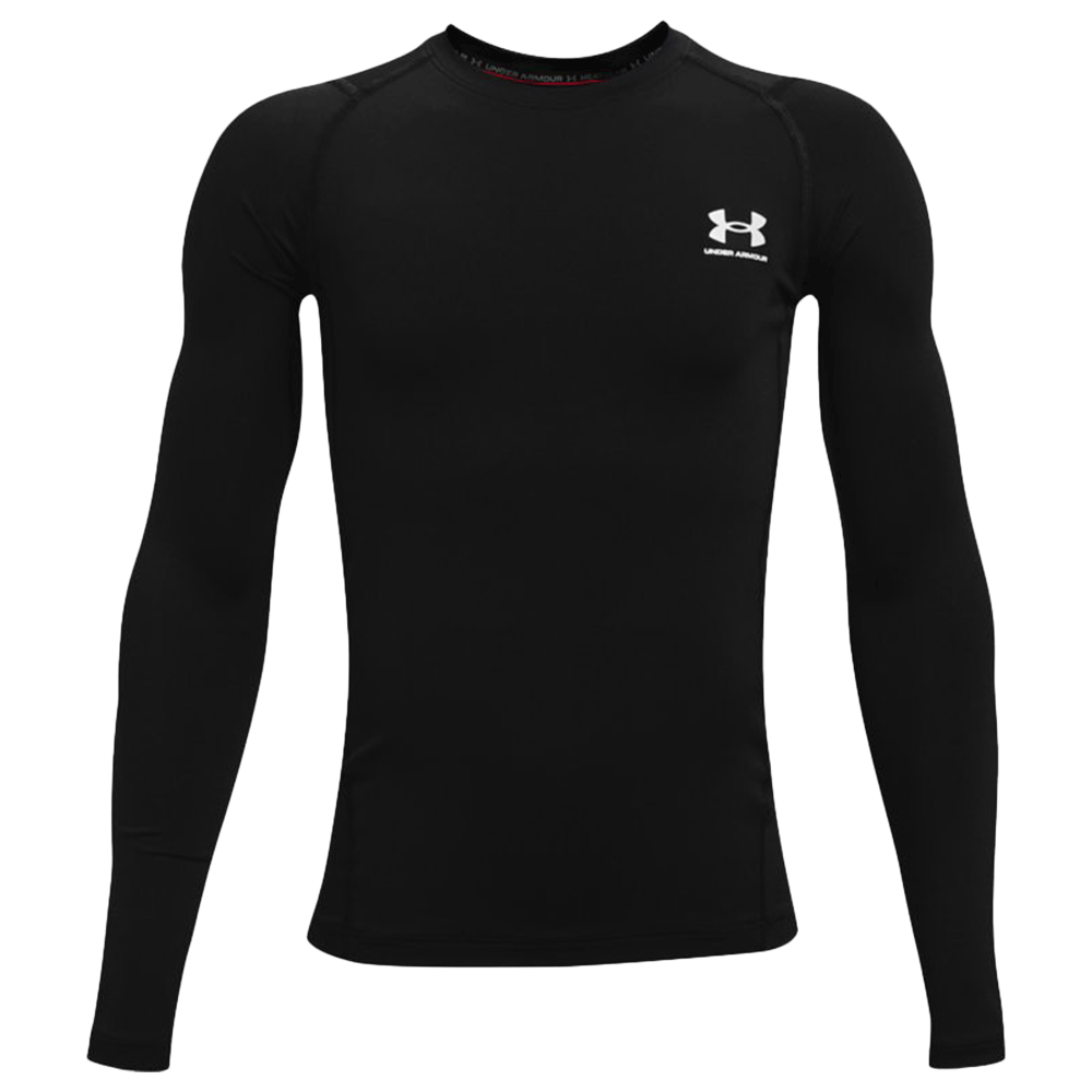 UA Youth Boys' HeatGear® Armour Long Sleeve