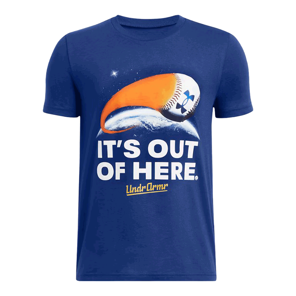 UA Youth Boys' Baseball Short Sleeve UA Out Of Here