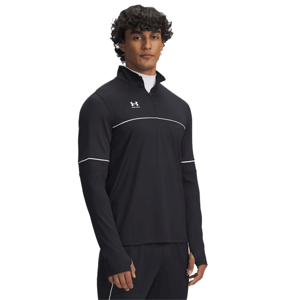 UA Challenger Training - Pantalón corto con cremallera de ¼ para hombre 