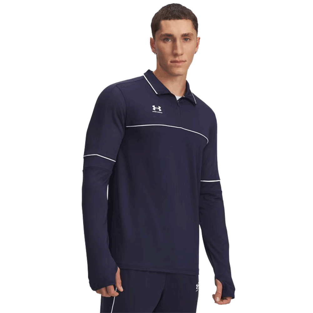 UA Challenger Training - Pantalón corto con cremallera de ¼ para hombre 