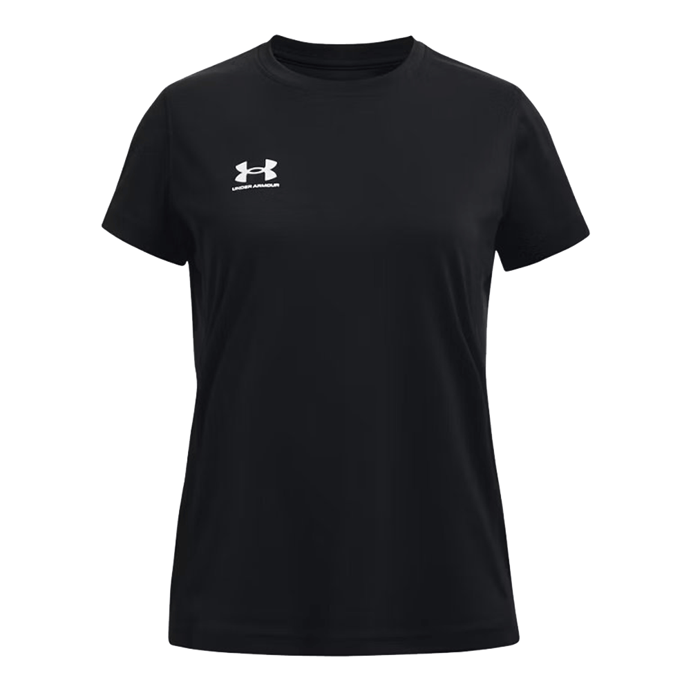 UA Girl's Challenger Training Short Sleeve