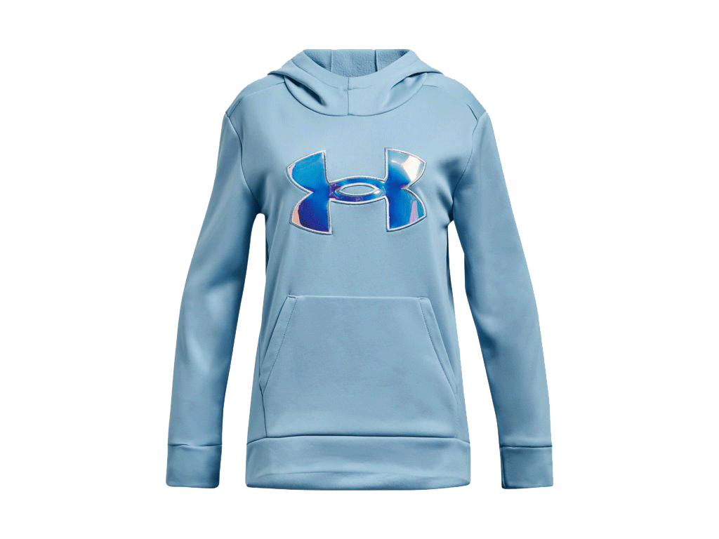 UA Girls' Armour Fleece® Iridescent Big Logo Hoodie