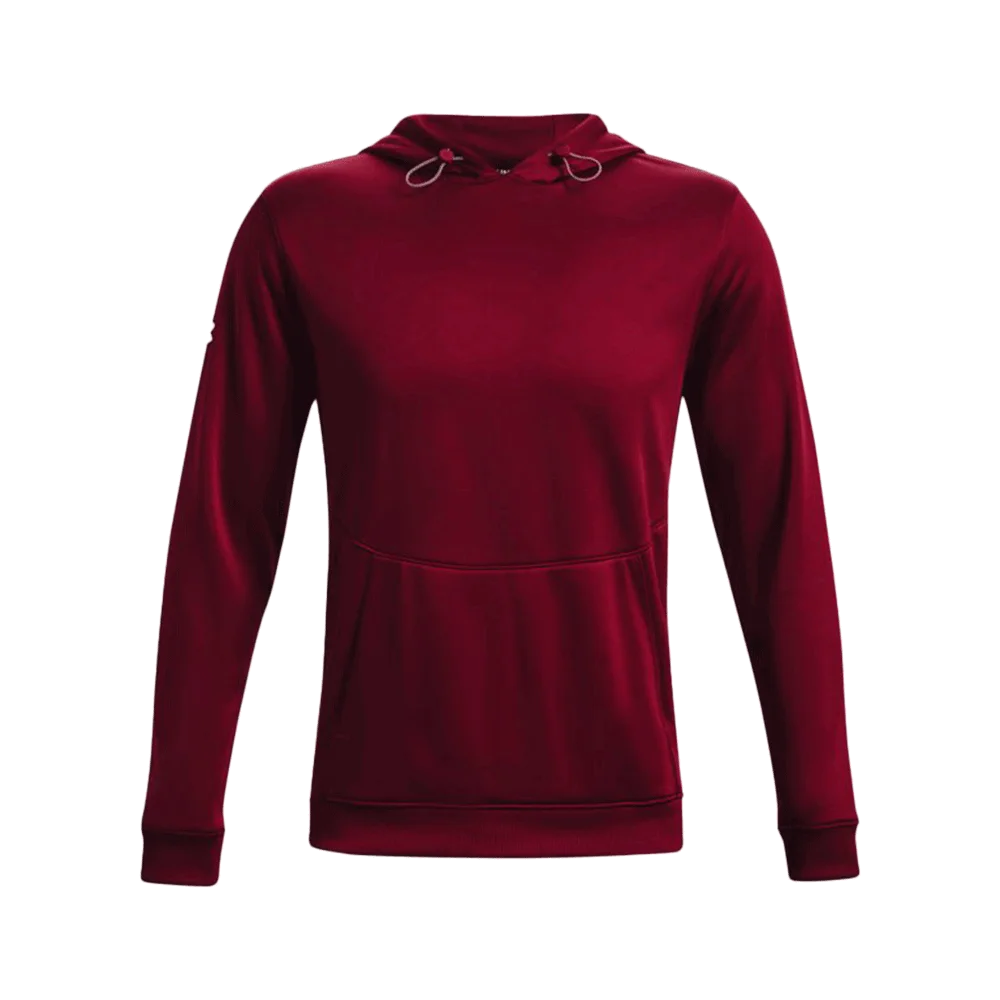 UA Men's Armour Fleece® Storm Hoodie Maroon color