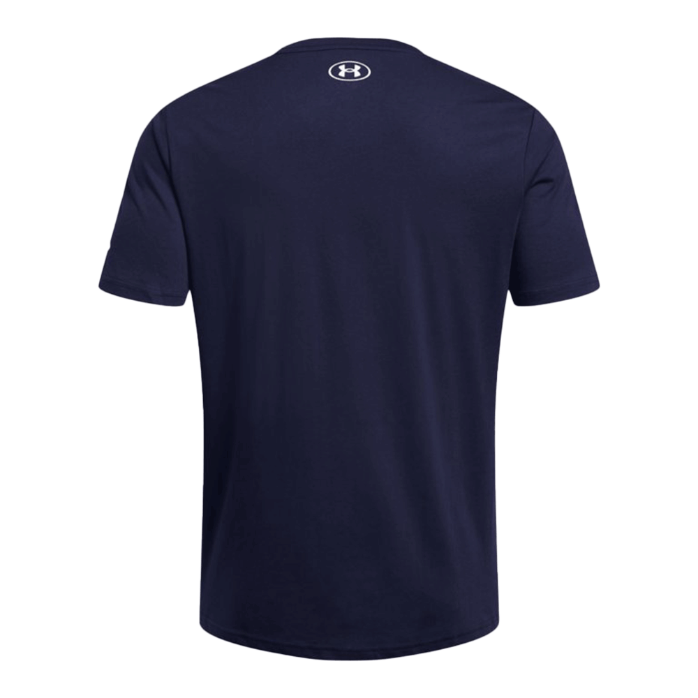 ★TRAVEL★ Jersey Track Short Sleeve T-Shirt Navy UA Men's Athletics Short Sleeve – Midway Sports