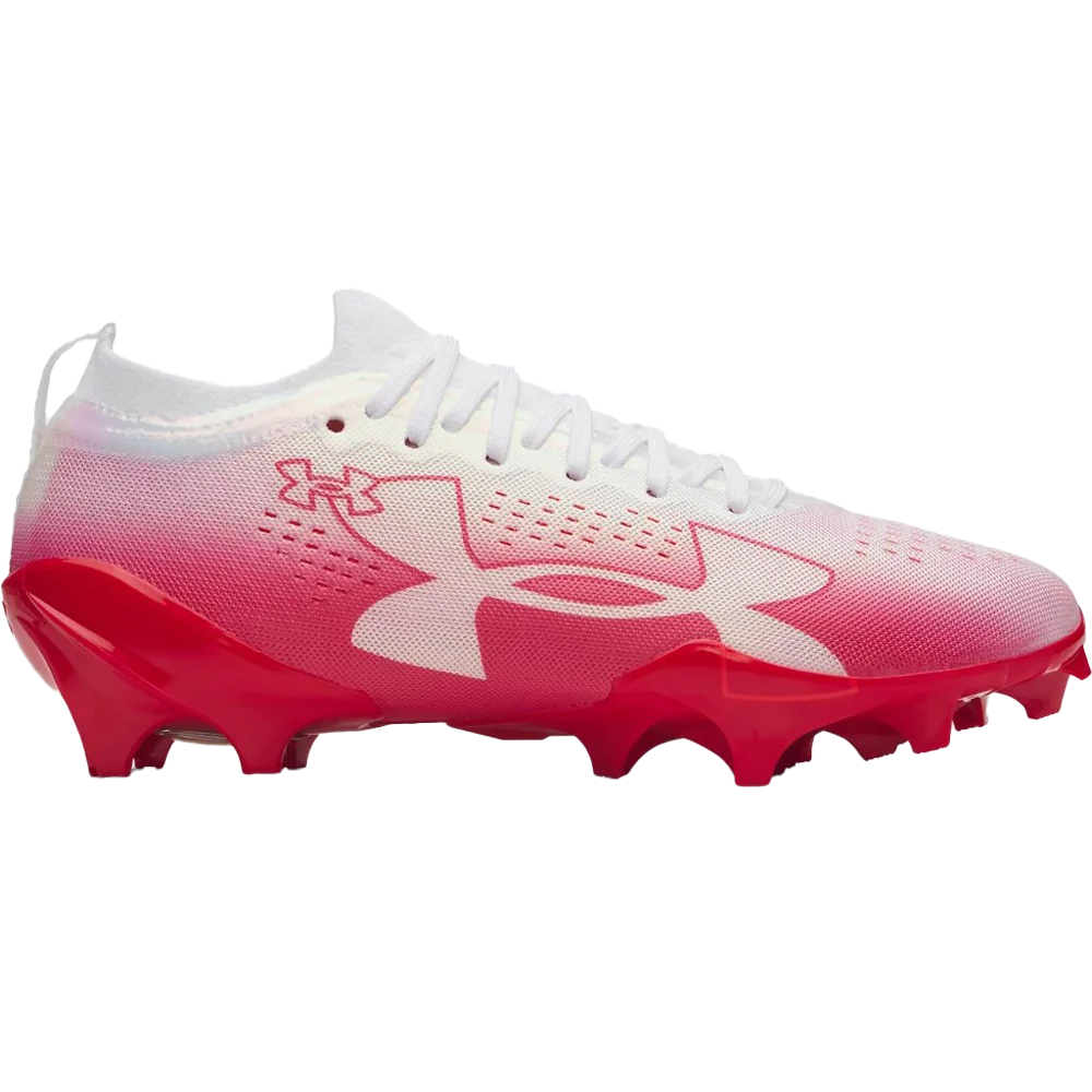 UA Men's Blur Pro Football Cleats red Color