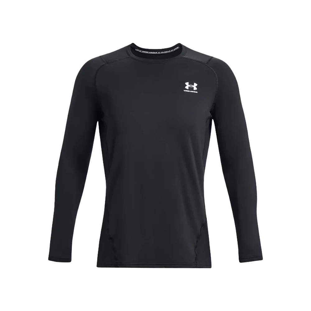  UA Men's ColdGear Armour Fitted Crew black color.