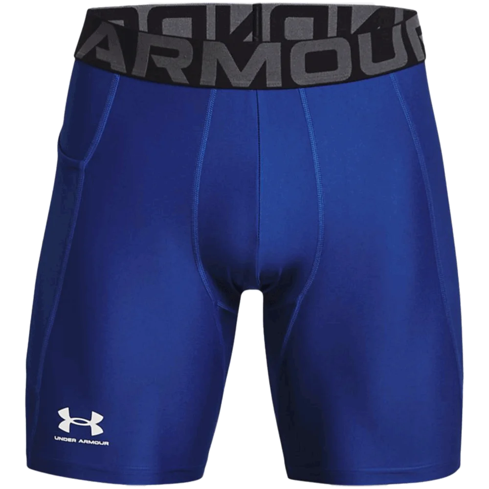 UA Men's HeatGear® Armour Compression Shorts Blue color