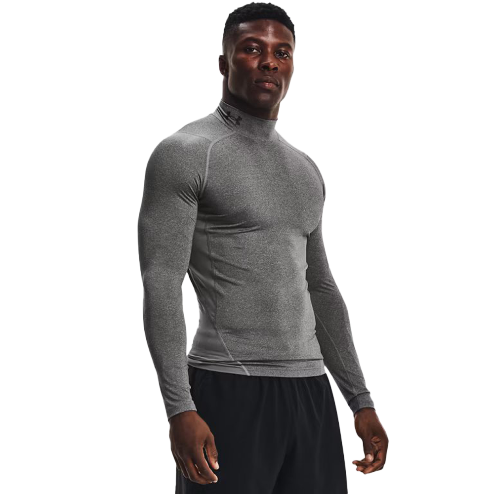 UA Men's HeatGear® Armour Mock Long Sleeve