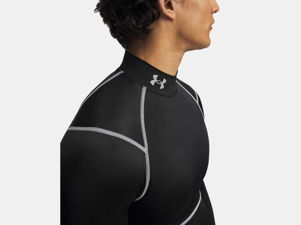 UA Men's HeatGear® Elite Compression Mock Long Sleeve